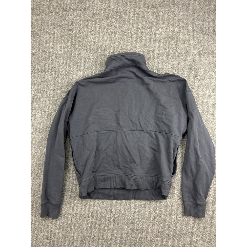 Richer Poorer Quarter Zip Sweatshirt Womens Small Gray Mock Neck Fleece Pullover - Picture 8 of 8